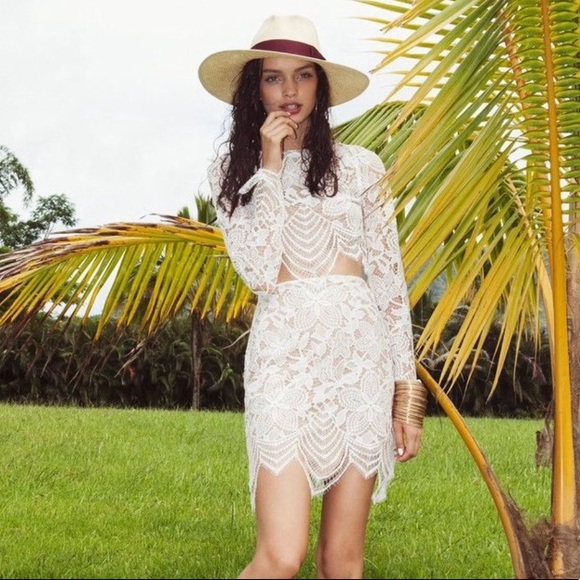 FOR LOVE & LEMONS GUAVA TOP ONLY - Picture 2 of 3